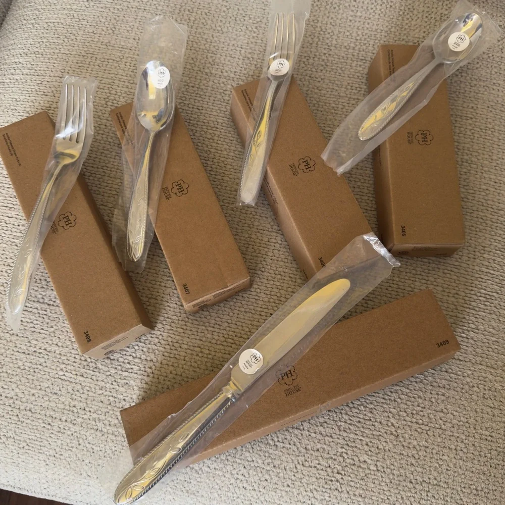 NIB Princess House Amalia 20-Piece Flatware Set - Service for 4